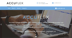Desktop Screenshot of accuflexscan.com